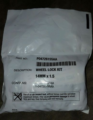 2014 dodge ram wheel lock kit oem