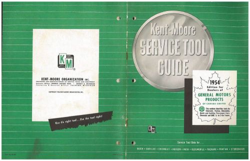 40s-54 gm nash packard hudson studebaker service tool catalog canada kent moore