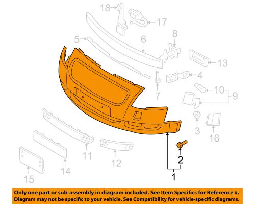 Audi oem 03-06 tt quattro-bumper cover 8n0807101blgru