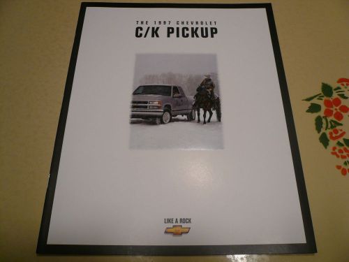 1997 chevrolet c/k pickup sales brochure