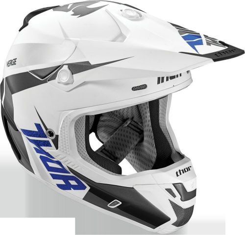 Thor mx 2016 verge motocross/snow helmet (rebound matte white/gray) l (large)