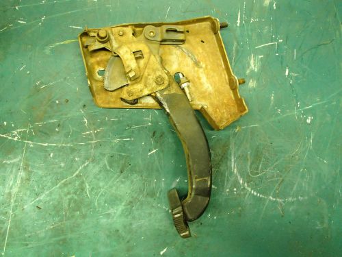 Parking brake assembly w pedal pad 1972 buick riviera 1971 1973 emergency ebrake