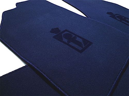 Dark blue vel. pf mat set for peugeot 406 coupe lhd rhd