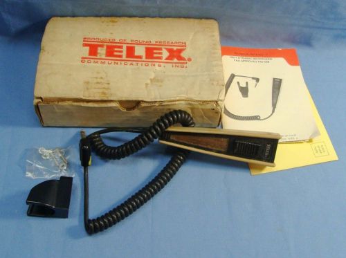 Telex 100-t dynamic handheld ptt microphone instructions mounting kit &amp; box