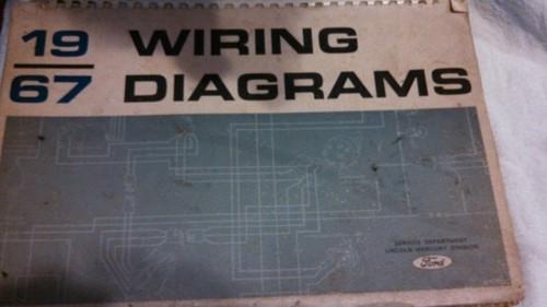 1967 ford wiring diagrams (falcon, fairlane, comet, mustang, thunderbird,... )