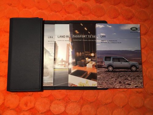 2015 2016 land rover lr4 lr owners manual operator&#039;s full set 16 + full-size suv