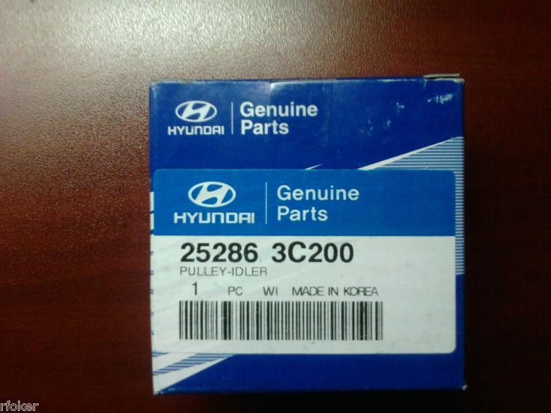 ** genuine oem hyundai kia idler belt pulley sonata genesis sedona 25286 3c200 *