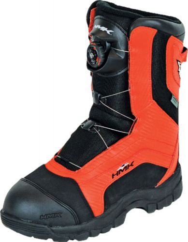Hmk voyager boa womens&#039;s black &amp; orange snowmobile boot eight adult sizes