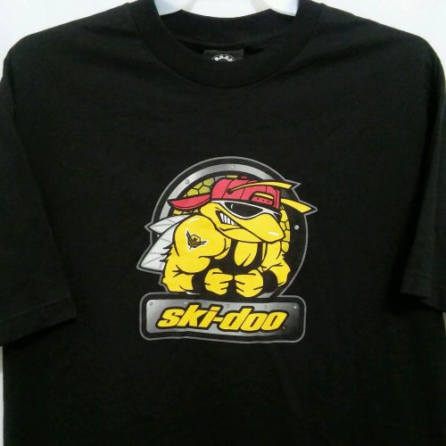 Ski doo brp ski bee men&#039;s l tough guy snowmobile racing ingles t shirt