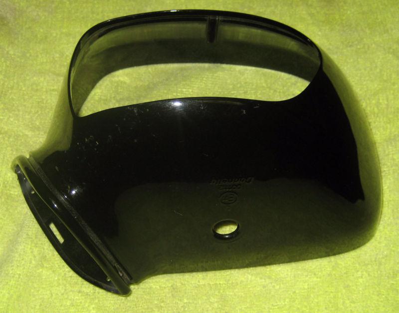 Oem stock honda goldwing gl1800 left mirror housing black