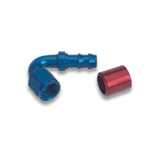 Earl&#039;s 712067erl hose end super stock 120 deg -6 an hose to female -6 an blue ea