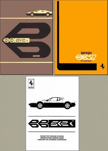 Ferrari 512 bb bbi 512bb owners manual&#039;s + tech info