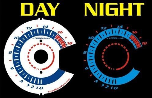 Suzuki gsxr 600 2008 2009 white face glow gauge custom 08 09 gixxer gsx-r plasma