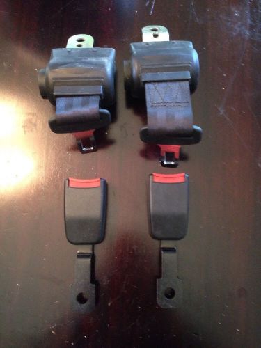 Golf cart seat belt set - retractable!  for ezgo, club car, yamaha, and others