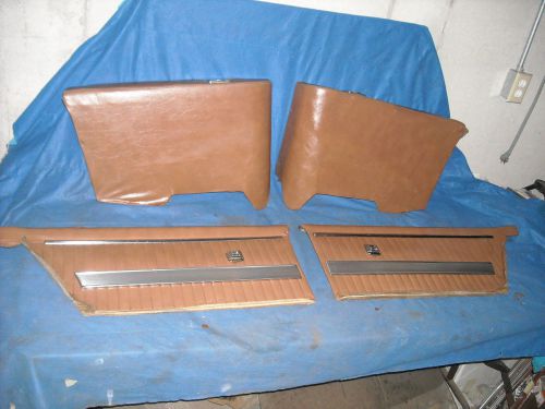 1962 1963 1964 buick wildcat quarter trim panels and rear armrest lesabre