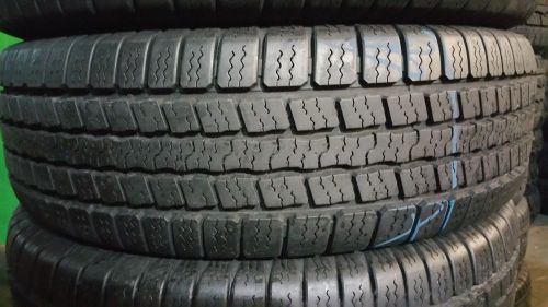 1)215-70-16 99t goodyear wrangle sr-a  7.5/32 tread or better rack4i