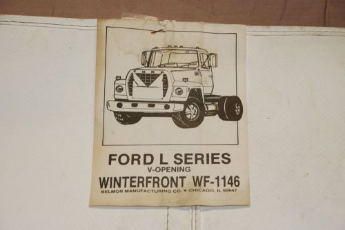 Belmor  wf-1146 ford l series wintercover v front opening
