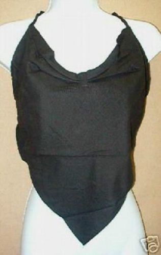 &#034;rebelsware&#034; v-tops - black new! halter top size large/x-large size.(36&#034; - 48&#034;)