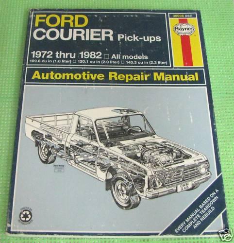 Haynes ford courier pickup 72-82 repair manual - used