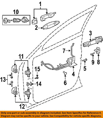 Chrysler oem up84ws2ab front door-handle, outside bezel