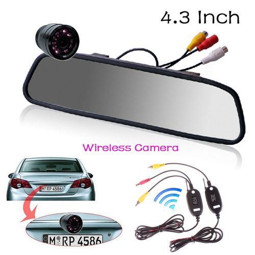 4.3&#034; 480 x 272 inch reverse monitor + backup camera - car rearview parking kit