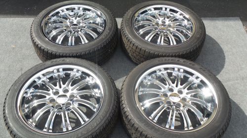 22&#034; chrome chevy gmc escalade factory original stock oem wheels rims tires new