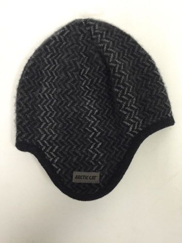 Arctic cat adult eardrop winter beanie / hat - gray 5233-026