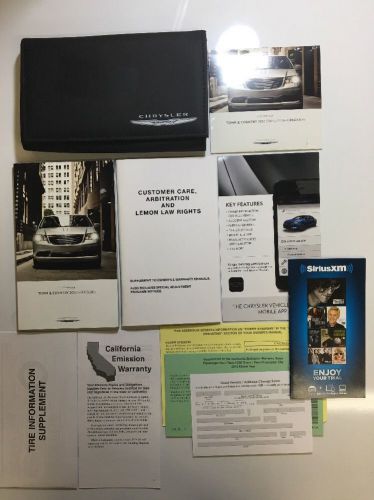 2016 chrysler town and country owners manual new! free priority shipping #0312