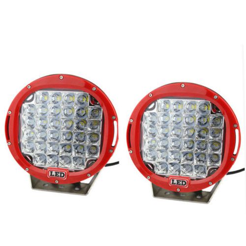 2x 9inch 12v24v 96w cree led work light offroad fog driving lamp atv spot light