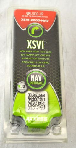 New! axxess xsvi-2003-nav non-amplified non-onstar interface harness -432eb