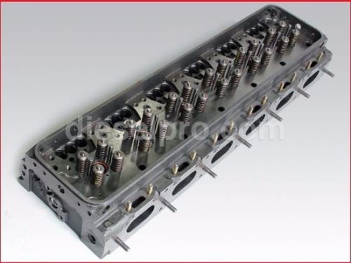 New cylinder head for detroit diesel 671, 12v71 turbo (with j valves + springs)