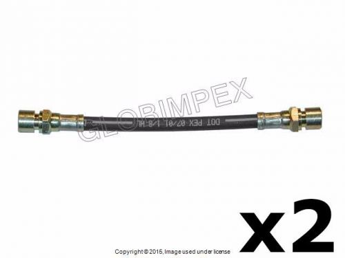 Porsche 924 944 968 &#039;77-&#039;95 rear l&amp;r brake hose set of 2 fte oem +warranty