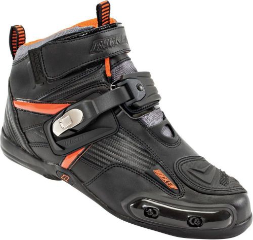 Joe rocket atomic motorcycle boot - black/orange