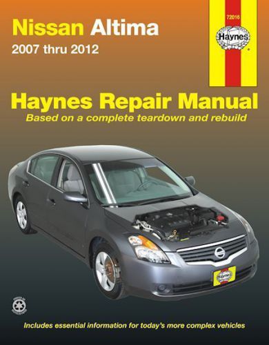 Nissan altima repair manual 2007-2012 by haynes
