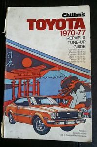 Chilton # 6617 toyota 1970-1977 repair &amp; tune up guide repair manual