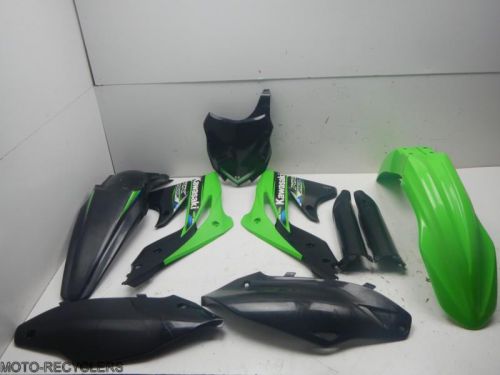 13 kx250f kxf250 kx 250f plastic front rear fenders # plates shrouds #167-21828