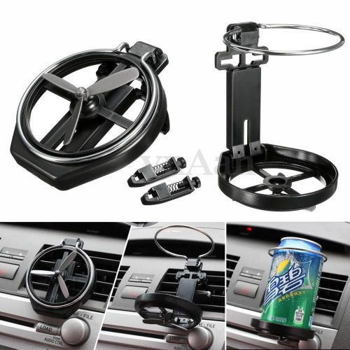 Universal drink bottle folding cup holder stand mount for car auto truck vehicle