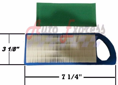 Air filter &amp; pre filter for briggs &amp; stratton 697152 698413 697292 tune up new