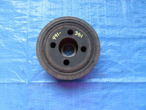 02-14 subaru impreza sti baja forester 2.5l crank pulley harmonic balancer oem