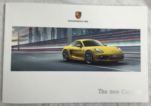 Porsche new cayman paperback cover sales  brochure book