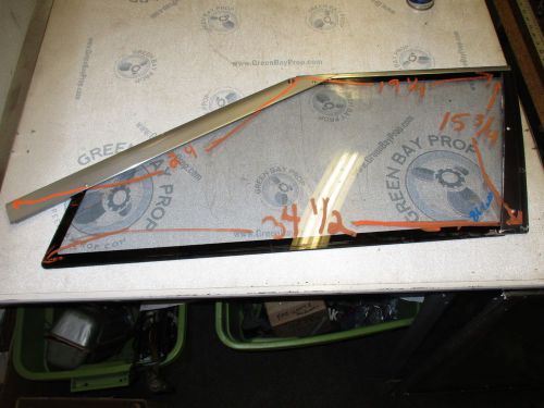1987 bayliner capri tinted forward left side windshield window 34 1/2&#034; glass