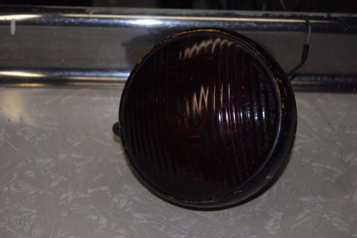 Vintage red ribbed arrow taillight or fog light? bobber rat rod