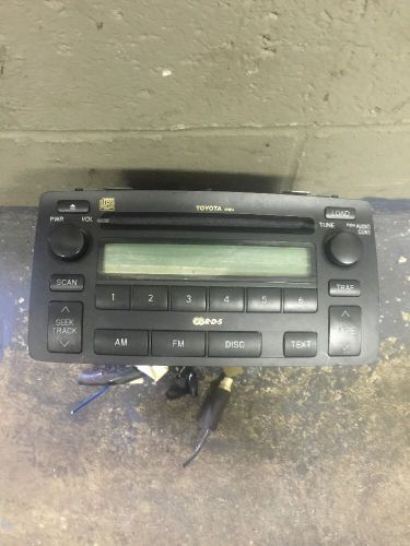 04 08 toyota corolla single disc cd player radio receiver oem