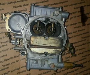 Holley carburetor 1850-5 0250 650cfm 4bbl big block jetted gm used good shape