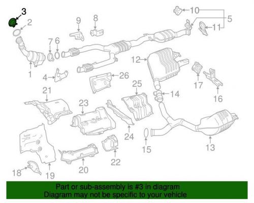 Genuine mercedes-benz catalytic converter clamp 000-995-36-33