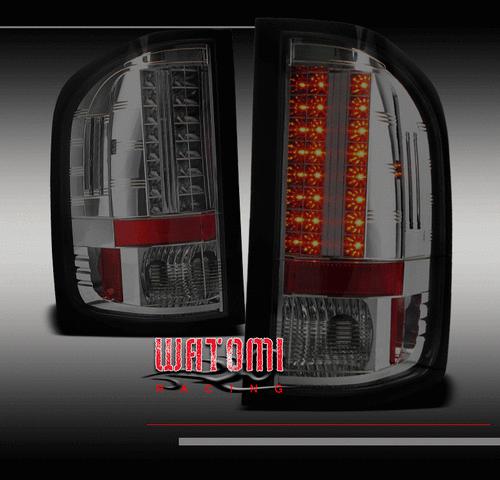 09-10 chevy silverado pickup truck led tail lights rear lamps smoke ls lt ltz wt