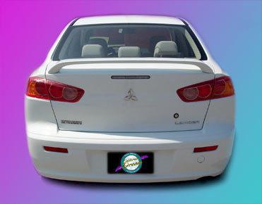 Painted mitsubishi lancer custom style spoiler 2008-2011