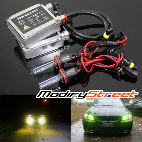 H11 3000k yellow xenon ac ballast hid conversion kit low headlights