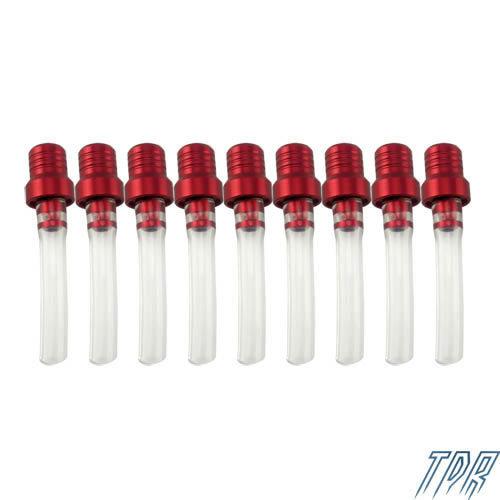 9pcs red gas cap vent breather hose crystal tube 50 90 110 125 140cc dirt bike