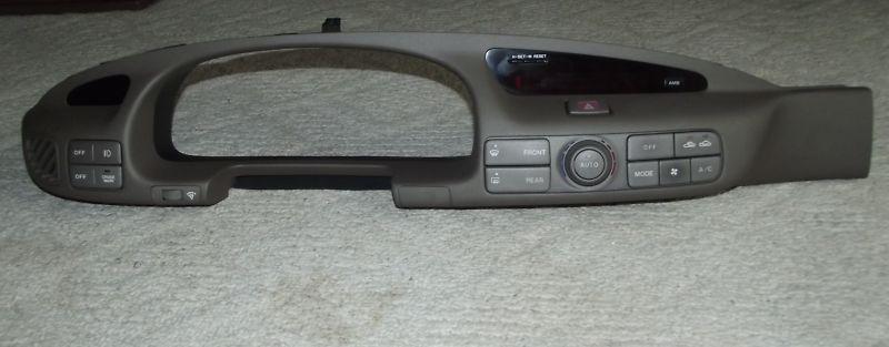 01 02 mazda millenia dash instrument panel trim bezel cover trim hazard/ac